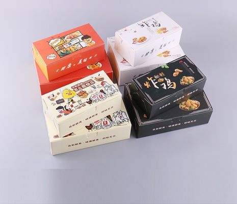 Sealable τηγανισμένο λουστράρισμα κιβωτίων κοτόπουλου πετρελαίου BOPP Borad ελεφαντόδοντου αντι