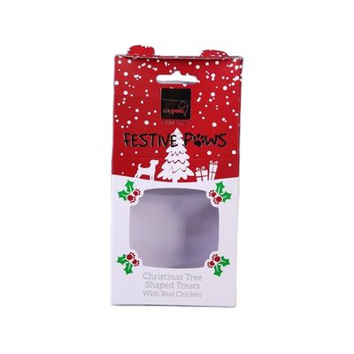 Δημιουργική παρουσίαση που συσκευάζει το λογότυπο συνήθειας κιβωτίων δώρων CMYK Windowed