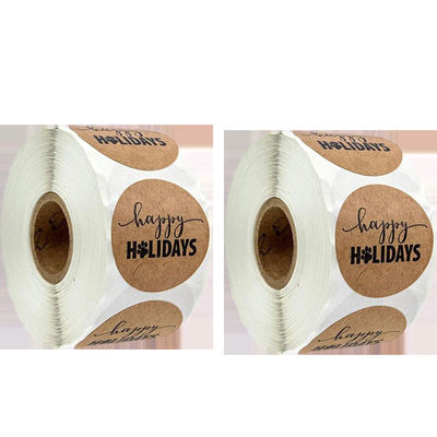 Τεμαχισμένη κόλλα συνήθεια αυτοκόλλητων ετικεττών ετικετών λογότυπων CMYK Pantone που τυπώνεται