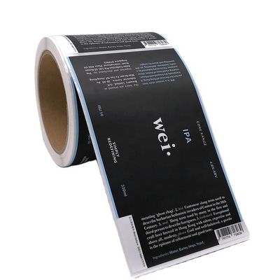 Στρογγυλευμένη βινυλίου μη τοξική εκτύπωση συνήθειας αυτοκόλλητων ετικεττών ετικετών συνήθειας